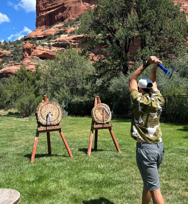 axe throwing experience